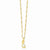 Gold-Plated Round CZ Necklace