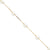 Gold Plated White Glass Pearl Bracelet