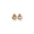 Gold-plated June Birthstone Teardrop CZ Earrings