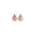 Gold-plated October Birthstone Teardrop CZ Earrings