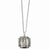 Rhodium-Plated St Florian Medal Necklace