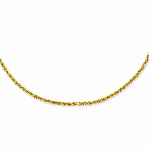Gold-Plated French Rope Chain