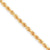 Gold-Plated Diamond-Cut French Rope Chain