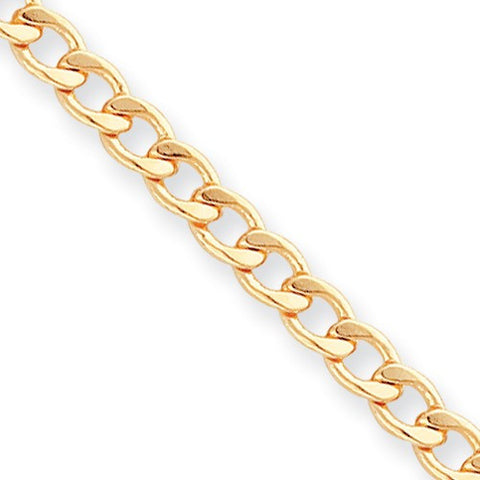 Gold-Plated Curb Chain