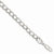 Rhodium-Plated Double Link Charm