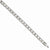 Rhodium-Plated Round Cz Bracelet
