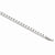 Rhodium-Plated Prong Set White Cz Bracelet