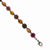 Silver-Tone Multicolored Hamba Wood & Sequin Bracelet