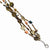 Silver-Tone Multicolored Coconut Acrylic Bead & Sequin Bracelet