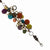 Silver-Tone Multicolored Hamba Wood Coconut & Sequin Bracelet
