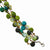 Silver-Tone Multicolor Hamba Wood & Bead Bracelet