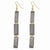 Gold-tone Coconut Dangle Earrings