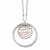 Sterling Silver Rose-Tone Flash Plated Necklace