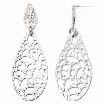 Sterling Silver Post Dangle Earrings