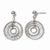 Sterling Silver Post Dangle Earrings
