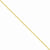 14K Yellow Gold Open Concave Curb Chain Bracelet