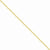 14K Yellow Gold Concave Curb (Lightweight) Chain