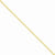 14K Yellow Gold Concave Curb Chain