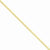 14K Yellow Gold Open Concave Curb Chain