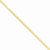 14K Yellow Gold Open Concave Curb Chain Bracelet