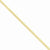 14K Yellow Gold Open Concave Curb Chain