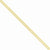14K Yellow Gold Open Concave Curb Chain