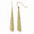 14k Yellow Gold Shepherd Hook Earrings