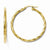 14k Yellow Gold Hinged Hoop Earrings