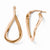 14k Yellow Gold & Rose Gold-plated Polished Hoop Earrings