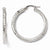 14k Yellow Gold ForeverLite White Gold Polished & Textured Earrings