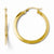 14k Yellow Gold Polished Hoop Earrings