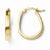 14k Yellow Gold Polished U-Shape Hoop Earrings