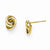 14k Yellow Gold Polished Post Earrings