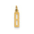 Small Polished Elongated 8 Charm in 14k Gold