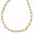 14K Two-Tone Polished and Diamond-Cut Necklace