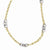 14K Yellow Gold Polished & Textured Necklace