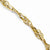 14K Yellow Gold Polished and Textured Fancy Link Bracelet