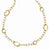 14K Yellow Gold Polished Fancy Link Necklace