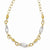 14K Two-Tone Polished and Textured Ext Fancy Necklace