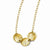 14K Yellow Gold Polished and Diamond-Cut Fancy Link Necklace