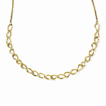 14K Yellow Gold Polished Fancy Necklace