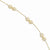 14K Yellow Gold Polished Anklet Bracelet