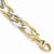 14K White and Yellow Gold Polished Fancy Link Bracelet