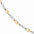 14K White and Yellow Gold Polished Bracelet