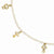 14K Yellow Gold Polished Cross Bracelet