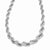 14K White Gold Polished Fancy Link Necklace