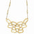 14K Yellow Gold Polished and Brushed Necklace