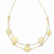 14K Yellow Gold Brushed and Textured Necklace