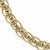 14K Yellow Gold Polished and Textured Fancy Link Bracelet