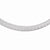 14K White Gold Mesh Necklace